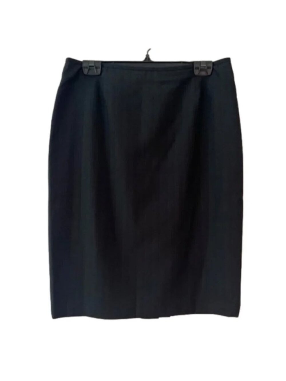 Calvin Klein Black Pinstripe Pencil Skirt - 10